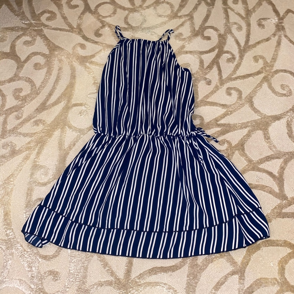 💕Vintage Havana Striped Tie Dress💕